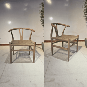 Wooden Dining Chair with rope