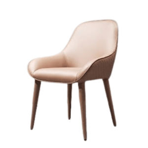 Beige Leatherette Chair