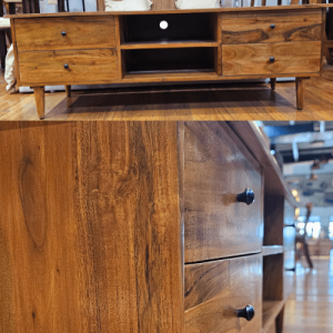 Wooden Tv Unit and Drawers