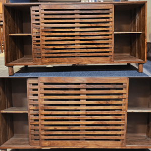 Slide Wooden Sideboard Table 