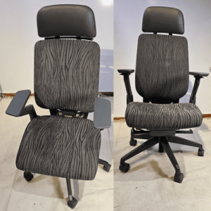 Design office pattern chair cum headrest 