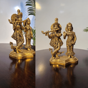 Brass Idol Lord Radha Krishna